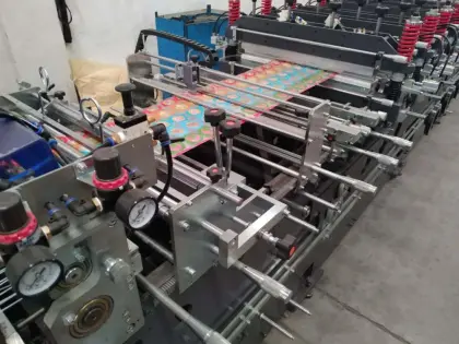 servo control zipper bag making machinery