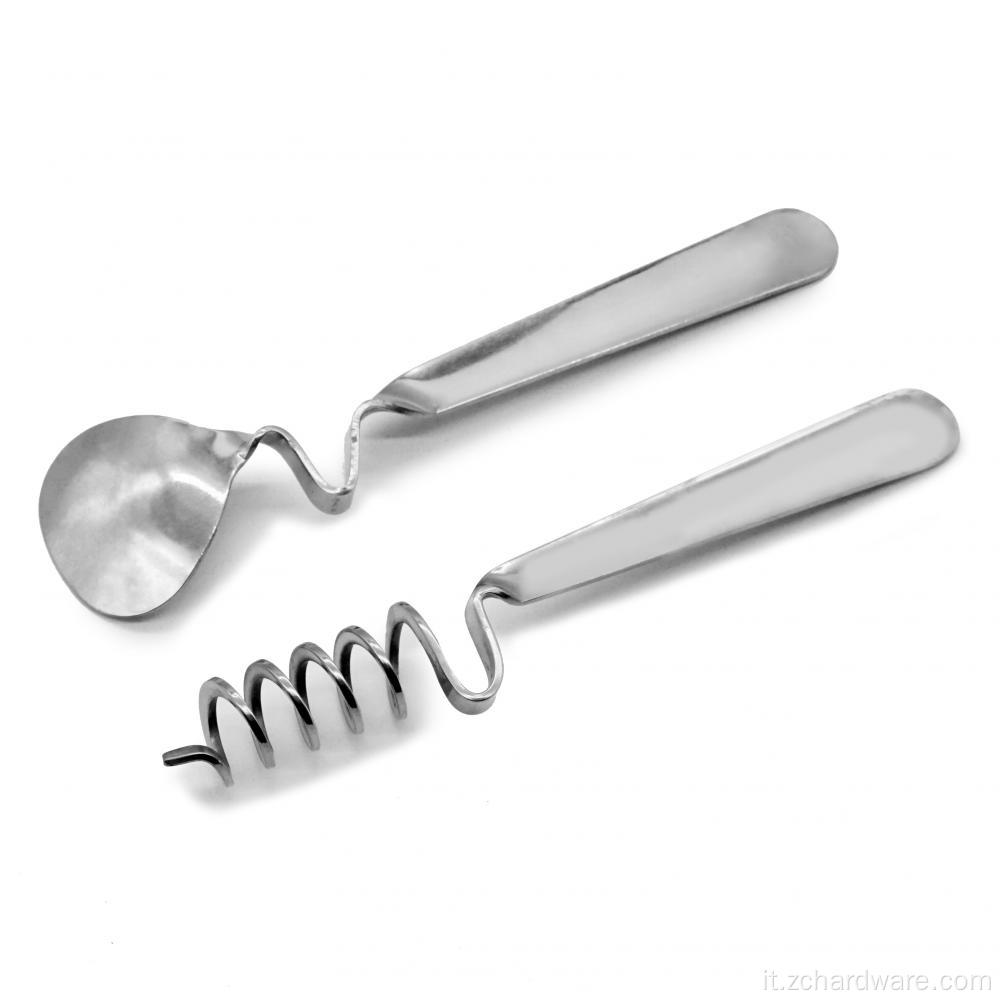 Colazione in acciaio inossidabile Honey Dipper Stick Spoon