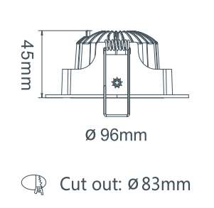 Home Mini Led Recessed Downlight