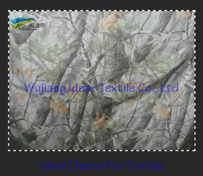 realtree print suede fabric/camouflage print suede