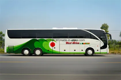 Professional Supply Long Coach Luxury Tourist Bus City Bus of 6 Wheels