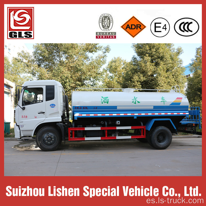 180HP Dongfeng agua tanque camión cisterna