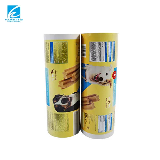 Custom Printed Plastic Aluminum Foil PET Treat Food Packaging Sachet Film