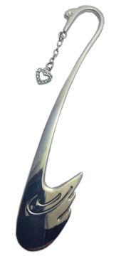 Fashion little swan shape metal bookmark