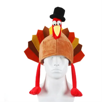 Wholesale Holiday Party Hats: Thanksgiving & Christmas Animal Hats