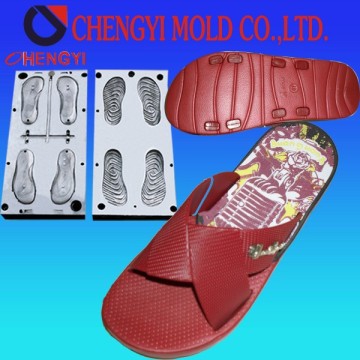 men's eva sole with pvc fashion shoe mold manufacture