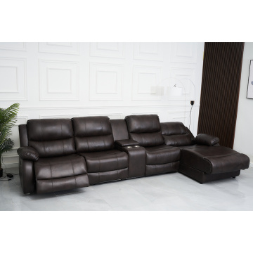 Electric L Shape Recliner Sofa Set