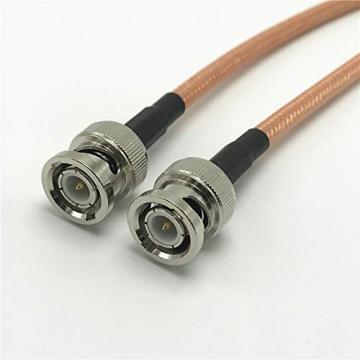RF Coaxial BNC Male to Male Assembly with RG142 Cable