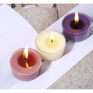 PVC small size plastic cup Tealight Candle Holders