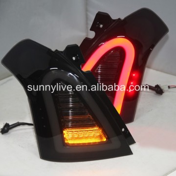 Lampe arrière à LED noire fumée pour Suzuki Swift 2006-2011