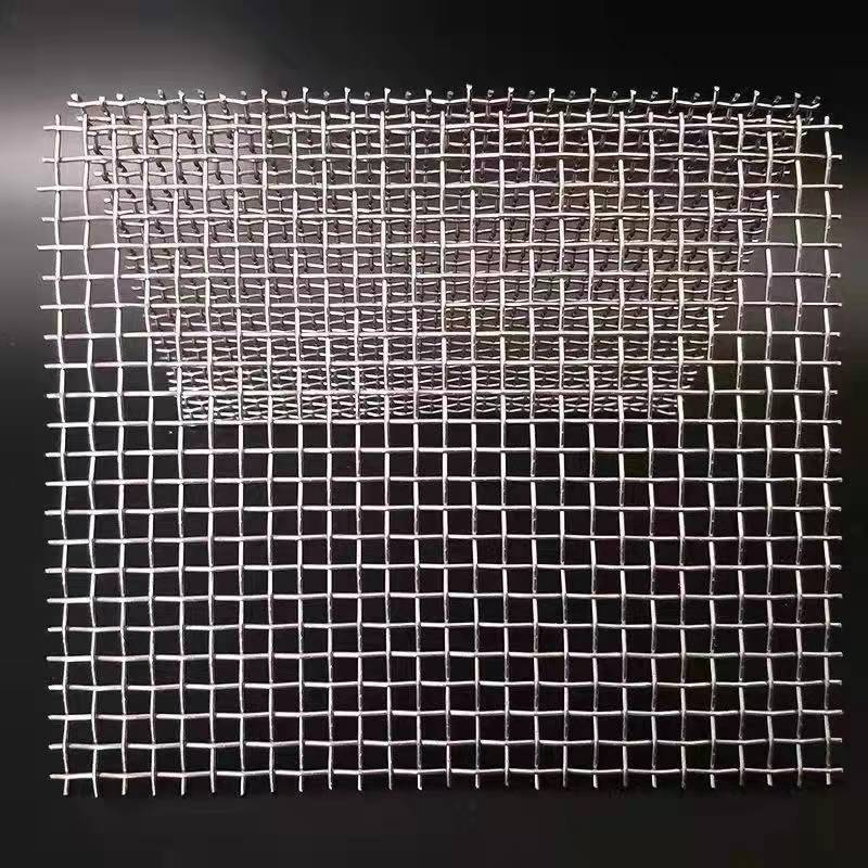 stainless steel crimped wire mesh sheet