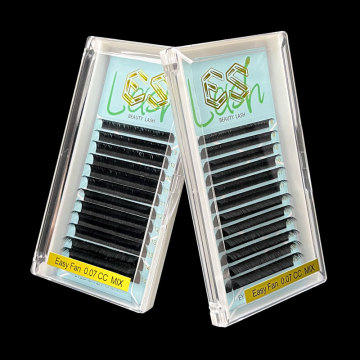 Easy Fan Mink Velvet Soft Handmade Faux Lash Extension Trays