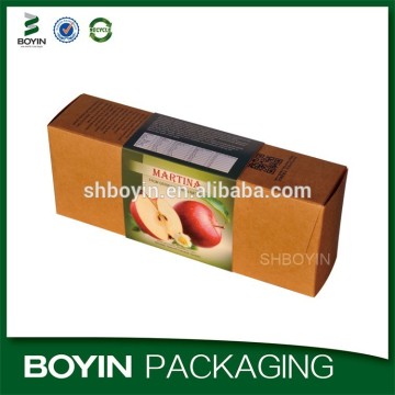 Kraft paper custom foldaable box manufacturer