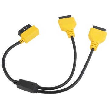 Low Price AUTOOL OBD2 Cable Connector - Universal Car OBD2 Adapter 1 to 2 Splitter