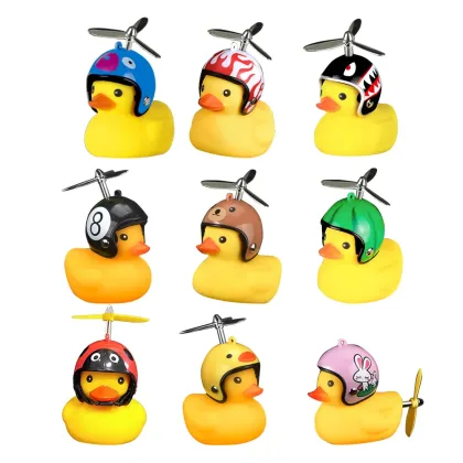 Turbo Duck with Helmet: Unique Motorcycle Bell and Electric Bike Accessories on TikTok