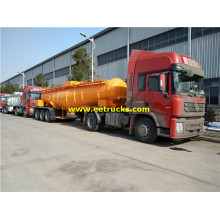 19cbm Steel Sulfuric Acid Delivery Tanker Trailers