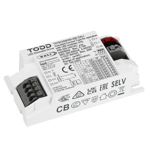 20w Small Dimmable LED Driver dali