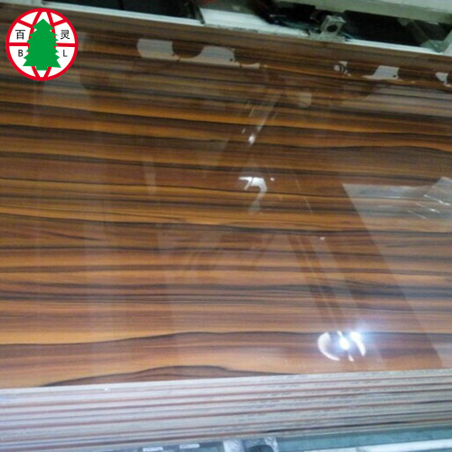 High glossy wooden UV melamine MDF board