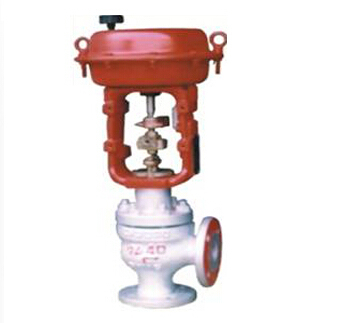 Single seat angle control valve