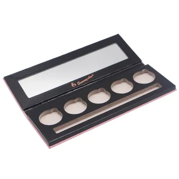Eco packaging empty magnetic makeup eyeshadow
