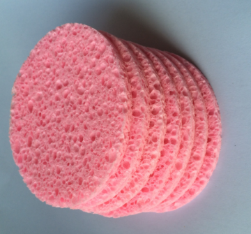 Round Shape Compressed Reusable Facial Sponges