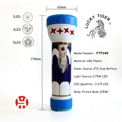 Small Head LED Torch: Cheap Tiger Flashlight