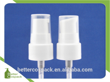 cream pump treatment pump with PET material