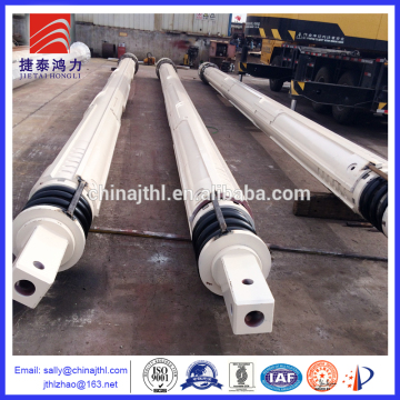 interlocking kelly bar for hydraulic piling and drilling rig