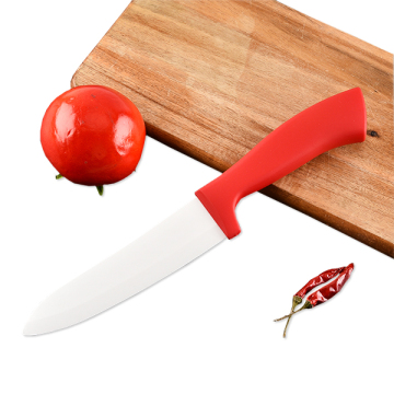 ABS Red Handle 5 Inches Ceramic Knife