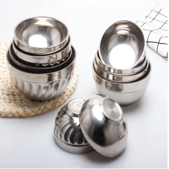 Rice Soup Bowl Heat Insulated Double 304