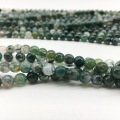 Grass d&#39;eau artisanale Agate perles de bijoux
