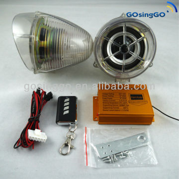 transparent with LED motorcycle alarm
