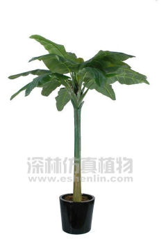 different height man-made artificial banana tree