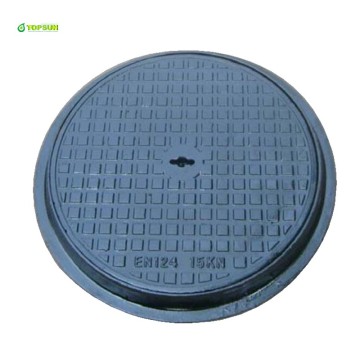 EN124 B125 Round Ductile Cast Iron Manhole Cover for Serbia