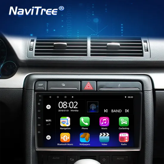 Android 2G+32G 2 Din Car Multimedia Player GPS Automotivo For Audi A4 B6 B7 S4 B7 B6 RS4 B7 SEAT Exeo support carplay