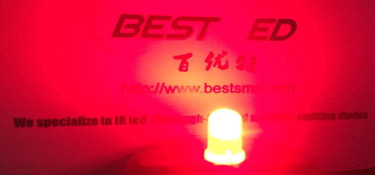 5mm red flashing LED