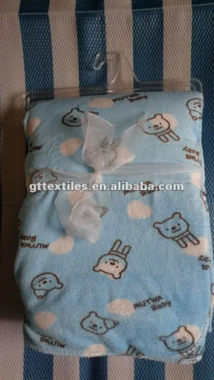 100% polyester microfiber Kids blanket made in China