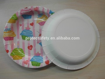Disposable paper plates, cake plates, disposable plates for party use