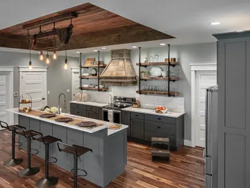 Luxury Waterproof Kitchen Cabinets Furniture Design