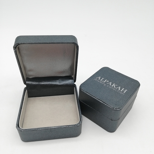 Custom Silver Floral Jewelry Collection Gift Plastic Box
