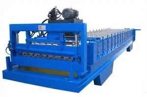 High Efficiency Color Steel Door Rolling Shutter Forming Machine With  Low Noise