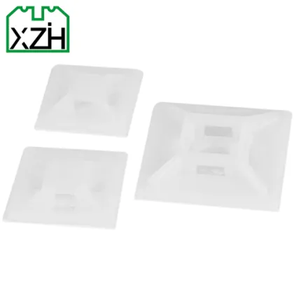 Nylon Cable Tie Mounts - 3M Self-Adhesive Cable Tie Fixing Seat