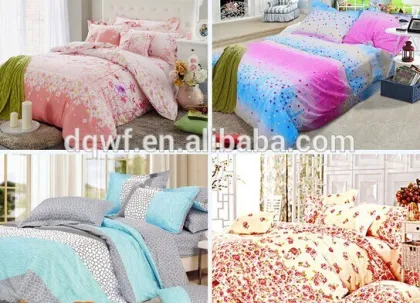 China 100% Polyester Printed bedding fabric for home textiles