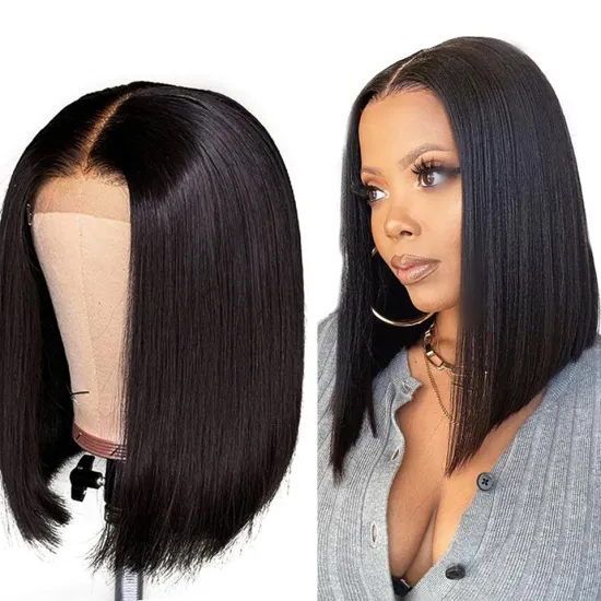 Wholesale Cheap Virgin Hair Full Lace Bob Wig,Real Natural 100% Human Hair Wigs,Brazilian Hair Lace Front Wigs For Black Women