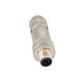 Conector de sensor de metal de blindagem M12 4PIN