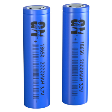 Wholesale 18650 Li-ion Battery 3.7V 2000mAh Rechargeable Lithium Ion Battery