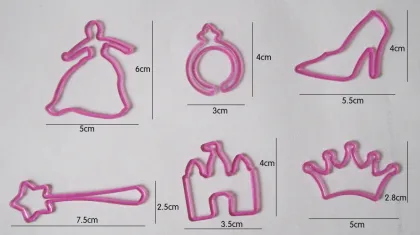 High Flexible Colorful Princess Pattern Silicone Silly Band For Girl