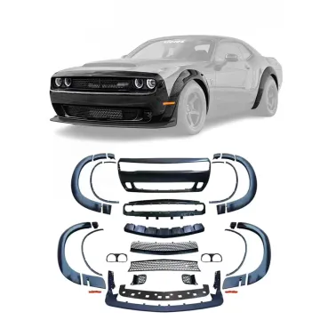 Upgrade Front Bumpers for Dodge Challenger 2008-2015/2016-2024 - Demon Front Bumper Assembly with Wheel Arch