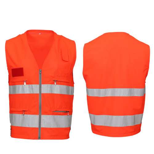 Hi Vis Reflective Safety Vests With Pockets