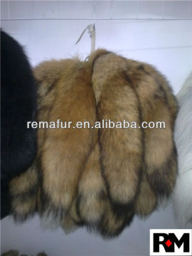 Factory Wholesale 100% Genuine Fox Tail Fur Accessory in Natural Color